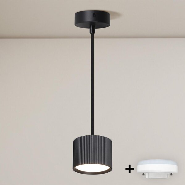 Brilagi - LED Lustr na lanku STRIPY 1xGX53/15W/230V černá