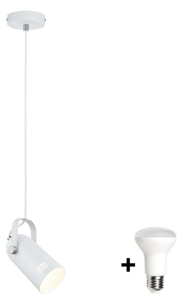 Paulmann 79767 - LED 1xE27/8W Lustr na lanku LAVEA 230V bílá