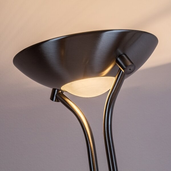 Brilagi - Stmívatelná stojací lampa SCARLETT 1xR7s/230W/230V+1xG9/40W mat. chrom