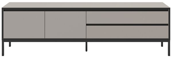 Marckeric Krémový lakovaný TV stolek Lorenza 180 x 40 cm