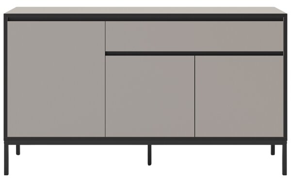 Marckeric Krémová lakovaná komoda Lorenza 140 x 40 cm