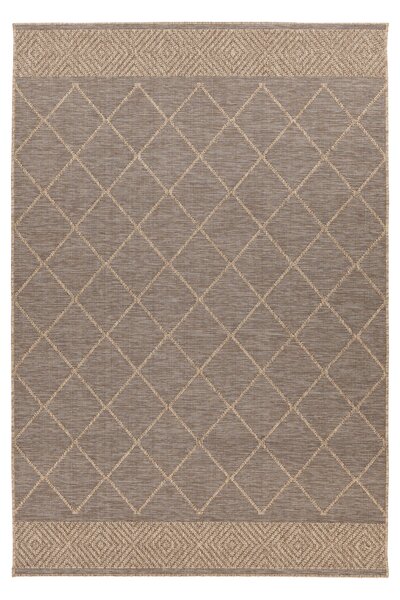 Obsession, Kusový koberec My Oslo 710 Taupe – na ven i na doma, 80x150, hnědá, chodba / předsíň