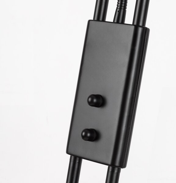Brilagi - Stmívatelná stojací lampa SCARLETT 1xR7s/230W/230V + 1xG9/40W černá