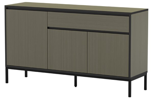Marckeric Zelená lakovaná komoda Lorenza 140 x 40 cm