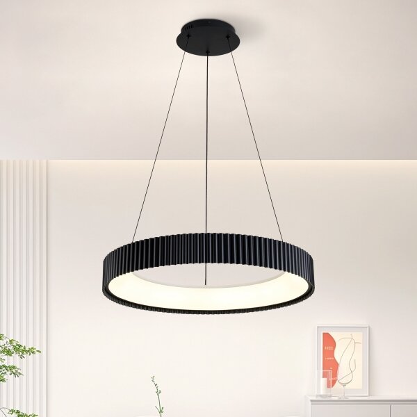 Brilagi - LED Stmív. lustr na lanku FALCON MODERN LED/54W/230V 60 cm černá + DO