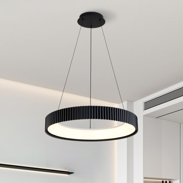 Brilagi - LED Stmív. lustr na lanku FALCON MODERN LED/54W/230V 60 cm černá + DO