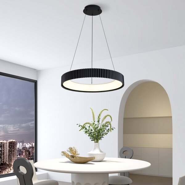 Brilagi - LED Stmív. lustr na lanku FALCON MODERN LED/54W/230V 60 cm černá + DO