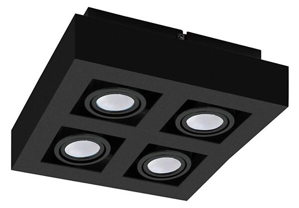 Eglo 31065 - LED Bodové svítidlo MENDOZA 4xLED/4,7W/230V 3000K černá