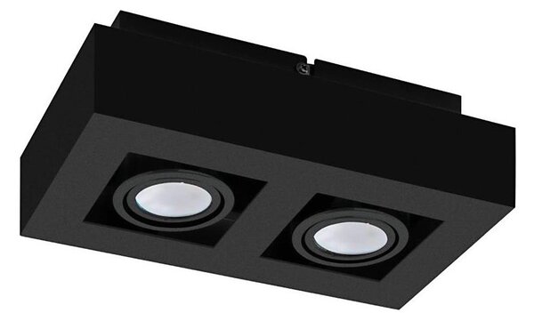 Eglo 31063 - LED Bodové svítidlo MENDOZA 2xLED/4,7W/230V 3000K černá