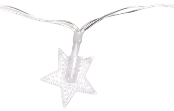 Aigostar - LED Venkovní řetěz 100xLED/8 funkcí 3xAA 10 m IP44 stud bílá