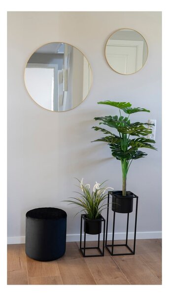 Sada 2 černých kovových květináčů House Nordic Marla
