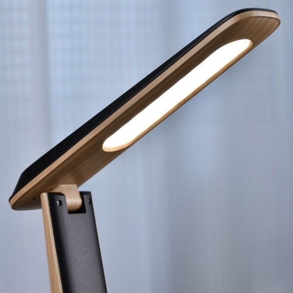 LED Stm. nab. stolní lampa TOP LED/4W/5V 1800 mAh 3000/4000/5000K hnědá/černá