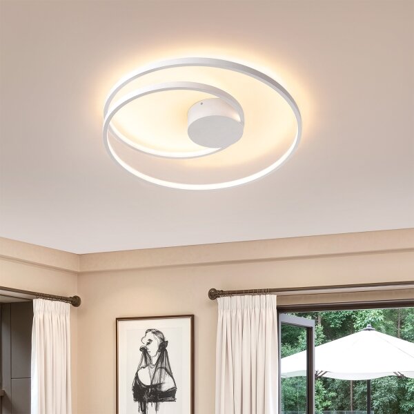 Brilagi- LED Stmívat. stropní svítidlo TWISTER LED/48W/230V pr. 50 cm bílá + DO