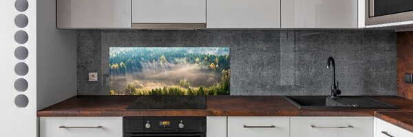 Dekorační panel sklo Mlha v lese pksh-104886541