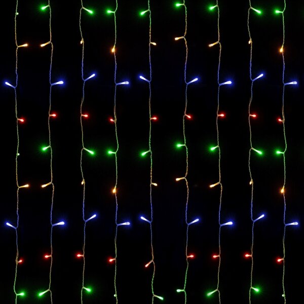 Aigostar - LED Venkovní řetěz 234xLED/8 funkcí 1,2x1,8 m IP44 multicolor