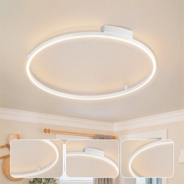 Brilagi - LED Stmívatelné svítidlo PORTOFINO LED/60W/230V pr. 80 cm bílá + DO