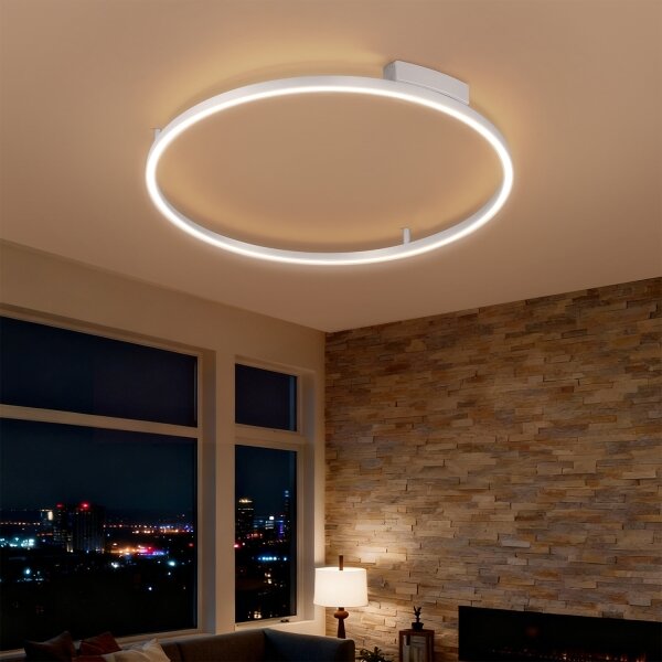Brilagi - LED Stmívatelné svítidlo PORTOFINO LED/60W/230V pr. 80 cm stříbrná +DO