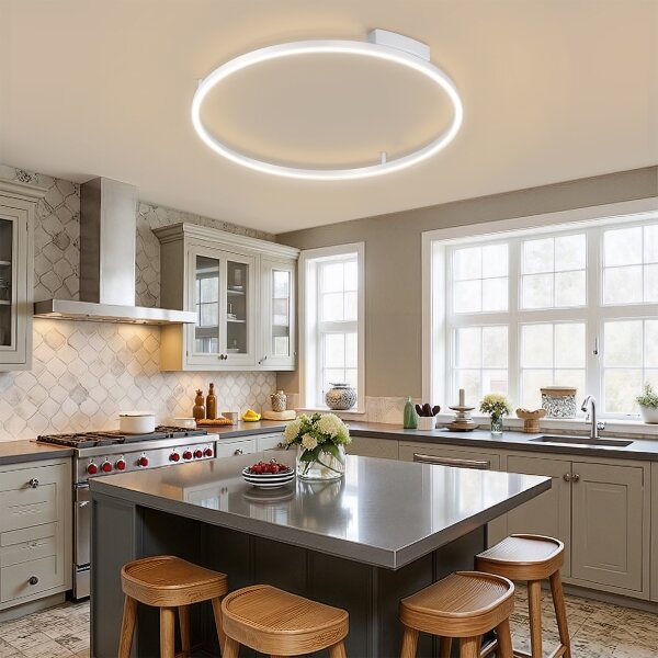 Brilagi - LED Stmívatelné svítidlo PORTOFINO LED/60W/230V pr. 80 cm stříbrná +DO