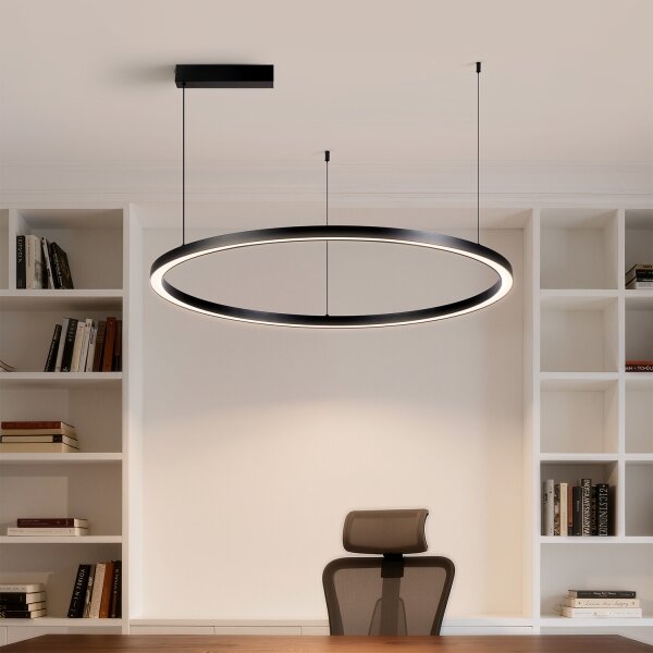 Brilagi - LED Stmívat. lustr na lanku PORTOFINO LED/60W/230V pr. 80 cm černá +DO