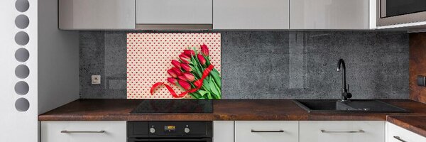 Panel do kuchyně Tulipány srdce pksh-104956051
