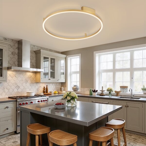 Brilagi - LED Stmívatelné svítidlo PORTOFINO LED/60W/230V pr. 80 cm zlatá + DO