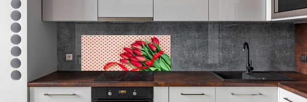 Panel do kuchyně Tulipány srdce pksh-104956051