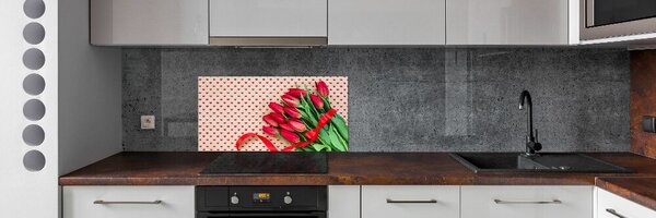 Panel do kuchyně Tulipány srdce pksh-104956051