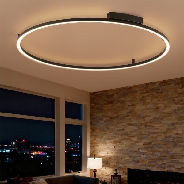 Brilagi - LED Stmívatelné svítidlo PORTOFINO LED/85W/230V pr. 120 cm černá + DO