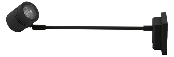 Heitronic Venkovní nástěnné světlo Borneo 1 zdroj 50 cm, Černá, Hliník, Moderní