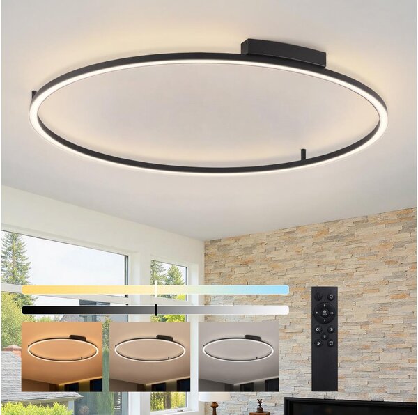 Brilagi - LED Stmívatelné svítidlo PORTOFINO LED/85W/230V pr. 120 cm černá + DO
