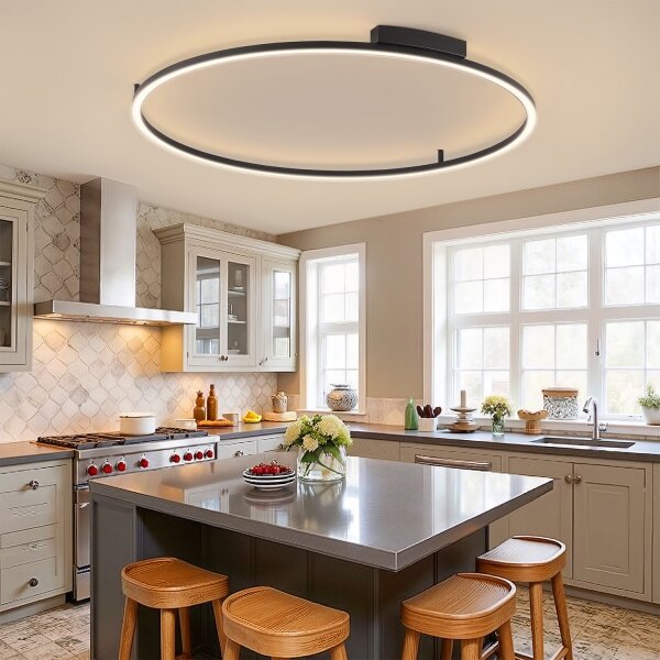 Brilagi - LED Stmívatelné svítidlo PORTOFINO LED/85W/230V pr. 120 cm černá + DO