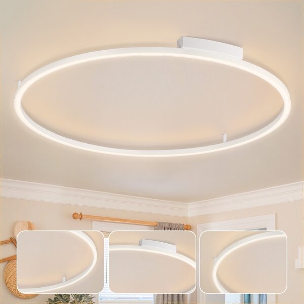 Brilagi - LED Stmívatelné svítidlo PORTOFINO LED/85W/230V pr. 120 cm bílá + DO