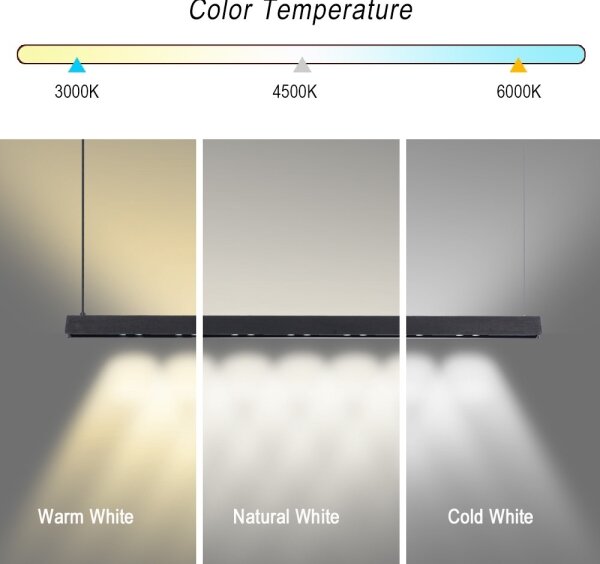 Immax NEO 07306L-LED Stm lustr na lanku MADEIRA 26W/230V Wi-Fi Tuya 122 cm černá