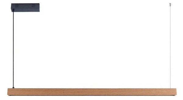 Immax NEO 07303L - LED Stm lustr na lanku MADEIRA 26W/230V Wi-Fi Tuya 122 cm dub