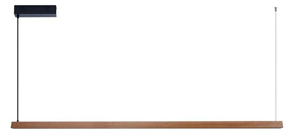 Immax NEO 07305L - LED Stm lustr na lanku MADEIRA 44W/230V Wi-Fi Tuya 202 cm dub