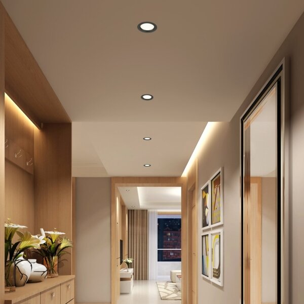 Immax NEO 07296L - LED Stm. podhl. sv. DOWN LED/12W/230V Wi-Fi pr. 12 cm černá