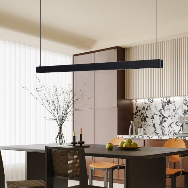Immax NEO 07306L-LED Stm lustr na lanku MADEIRA 26W/230V Wi-Fi Tuya 122 cm černá