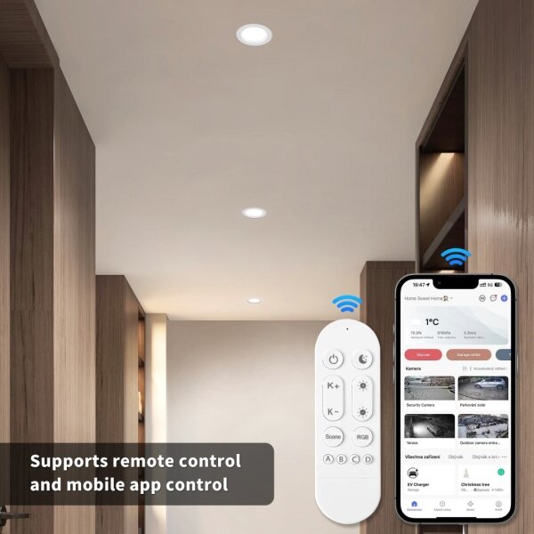 Immax NEO 07294L - LED Stm. podhl. sv. DOWN LED/12W/230V Wi-Fi pr. 12 cm bílá
