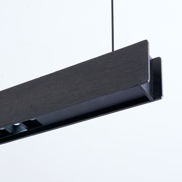 Immax NEO 07306L-LED Stm lustr na lanku MADEIRA 26W/230V Wi-Fi Tuya 122 cm černá