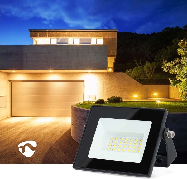Nedis LLFL11BLK - LED Reflektor LED/20W/230V 4000K IP65