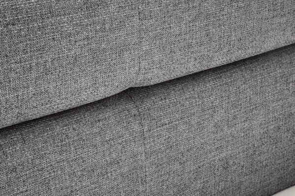 Šedá čalouněná dvoulůžková postel s úložným prostorem s roštem 160x200 cm Lotte – Meise Möbel