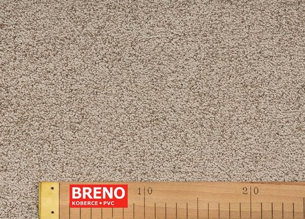 Breno Metrážový koberec RIO DE JANEIRO 925 béžový, šíře 400 cm, Béžová