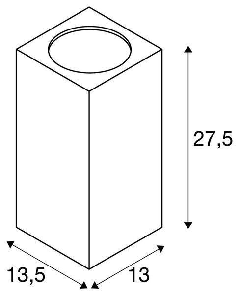 LA 229574 Venkovní svítidlo BIG THEO dvousměrná venkovní ES111 230V GU10 2 - BIG WHITE (SLV)