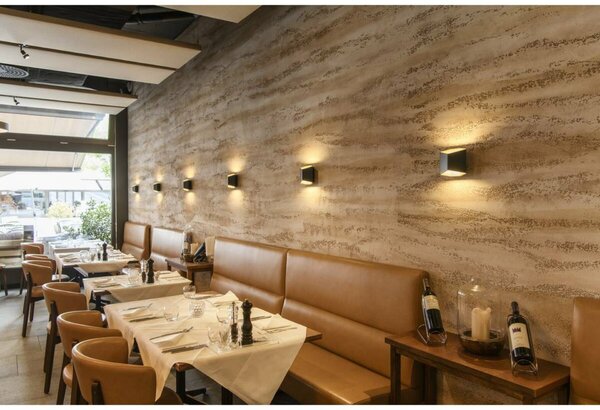 BIG WHITE SLV CARISO WL-2, nástěnné svítidlo, LED, 3000K, černé/mosaz, 11 W 151710