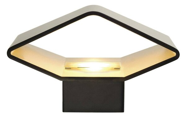 BIG WHITE SLV CARISO WL-2, nástěnné svítidlo, LED, 3000K, černé/mosaz, 11 W 151710