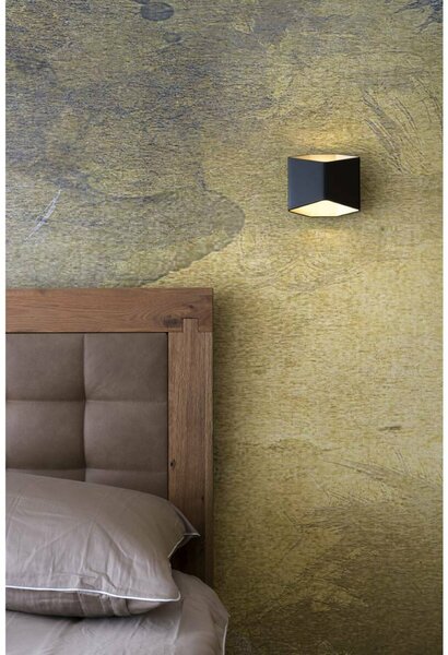BIG WHITE SLV CARISO WL-2, nástěnné svítidlo, LED, 3000K, černé/mosaz, 11 W 151710