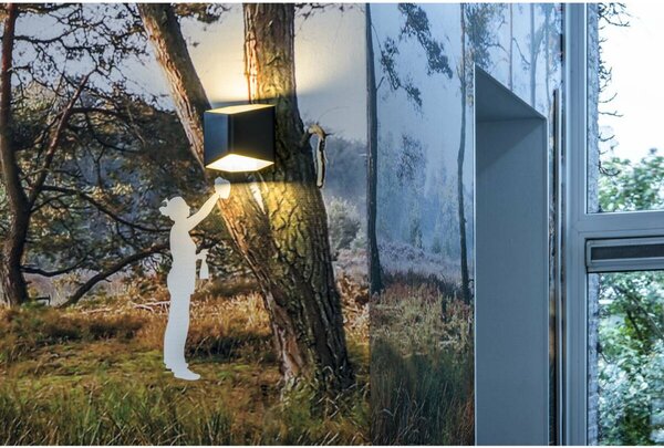 BIG WHITE SLV CARISO WL-2, nástěnné svítidlo, LED, 3000K, černé/mosaz, 11 W 151710