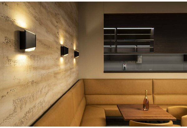 BIG WHITE SLV CARISO WL-2, nástěnné svítidlo, LED, 3000K, černé/mosaz, 11 W 151710