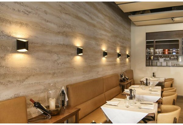 BIG WHITE SLV CARISO WL-2, nástěnné svítidlo, LED, 3000K, černé/mosaz, 11 W 151710