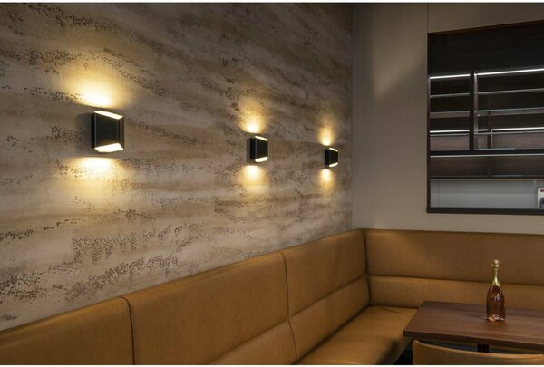 BIG WHITE SLV CARISO WL-2, nástěnné svítidlo, LED, 3000K, černé/mosaz, 11 W 151710